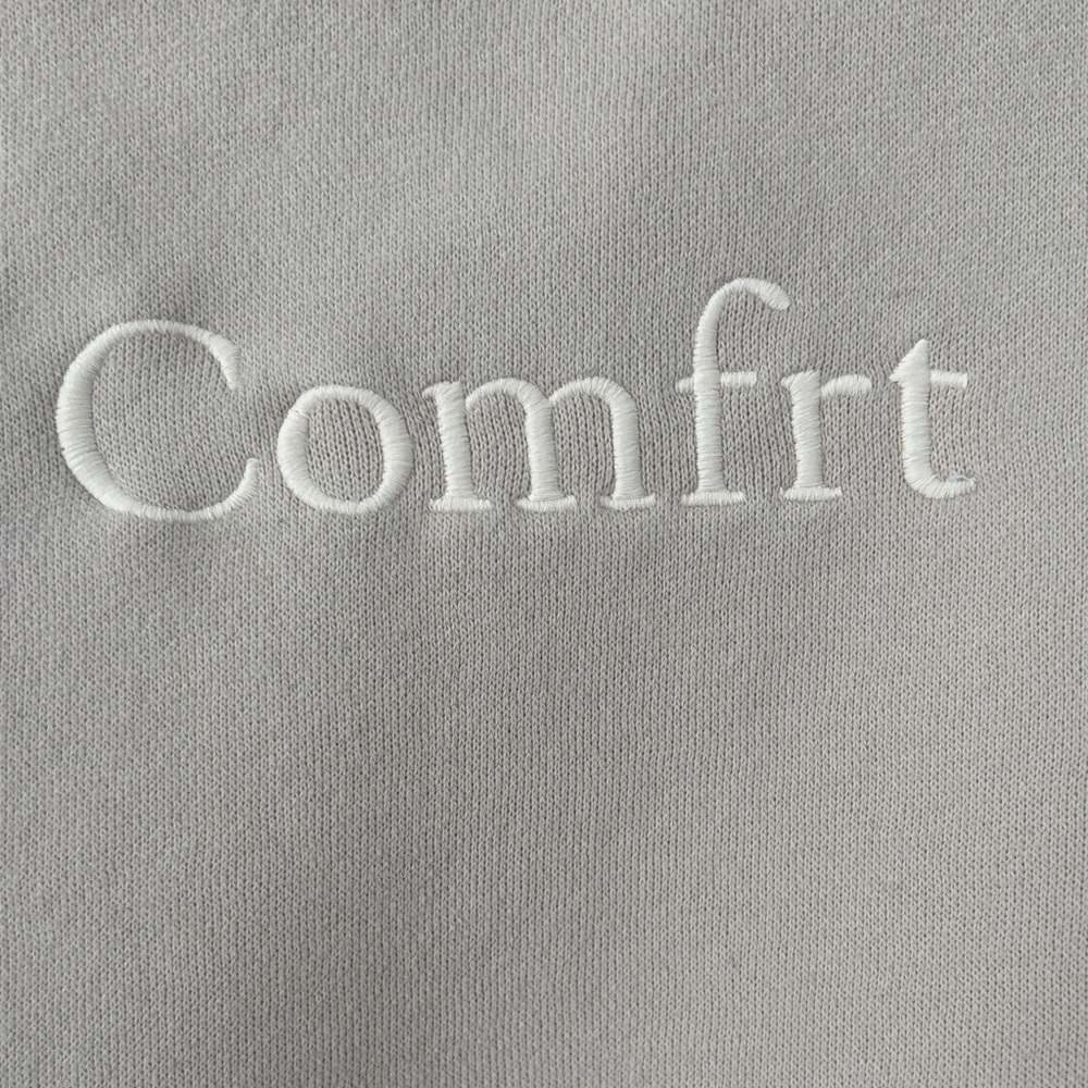 Comfrt Women's Beige Hoodie - Picture 2 of 2